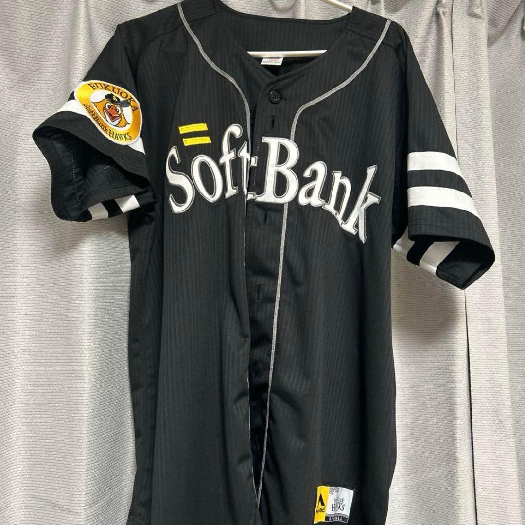 川村友斗　福岡ソフトバンクホークス　ビジター　ユニホーム　Lサイズ