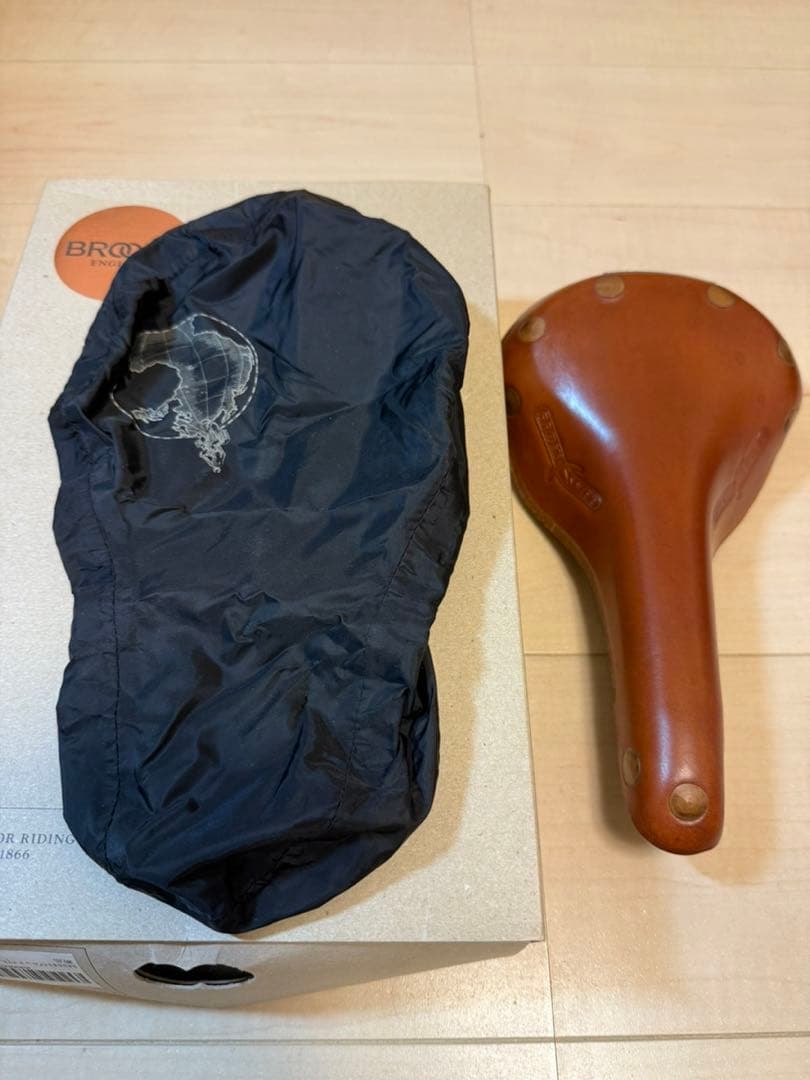 Brooks Swiftブラウンレザーサドル
