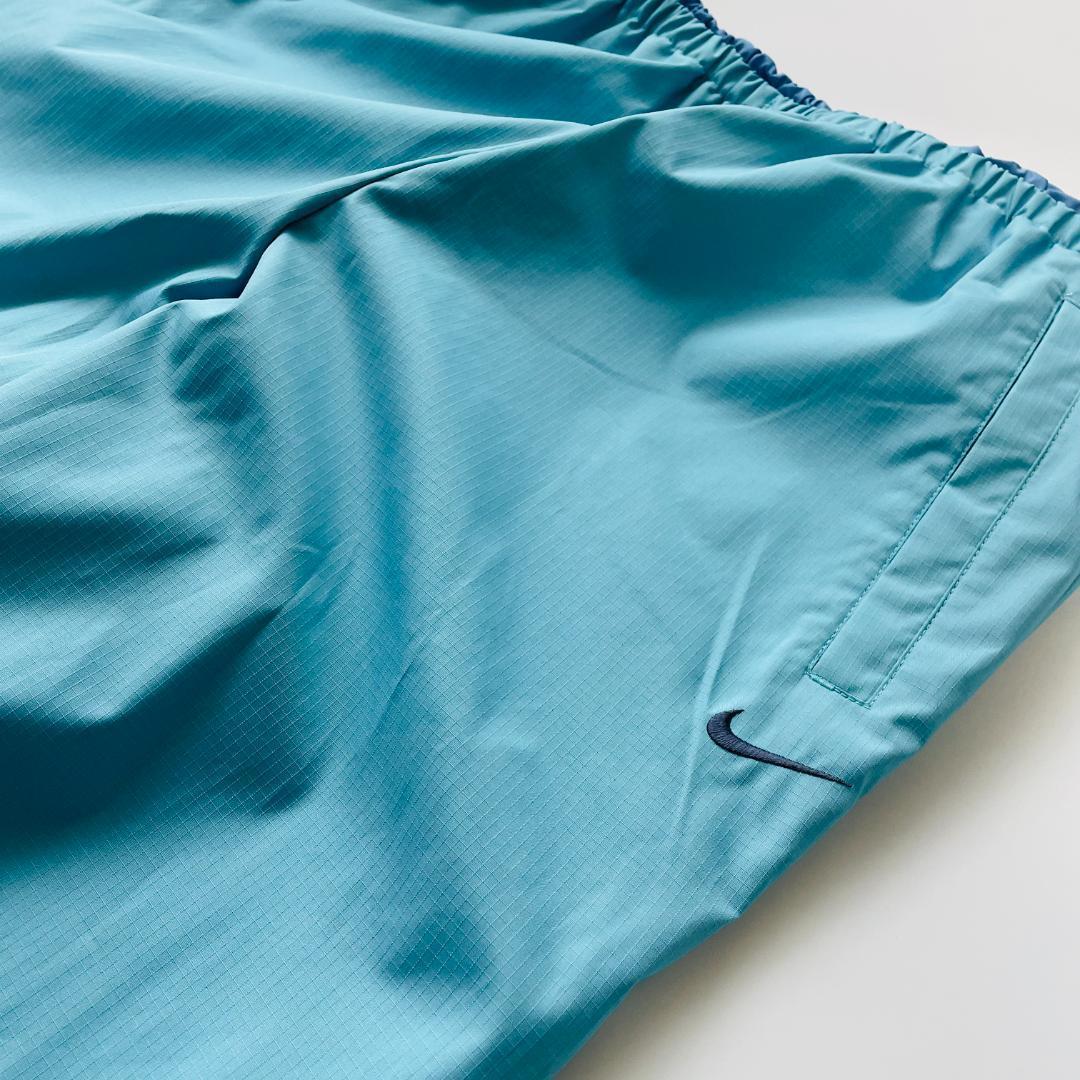 NIKE ナイキ ナイロンジャケット パンツ セットアップ L ターコイズブルー