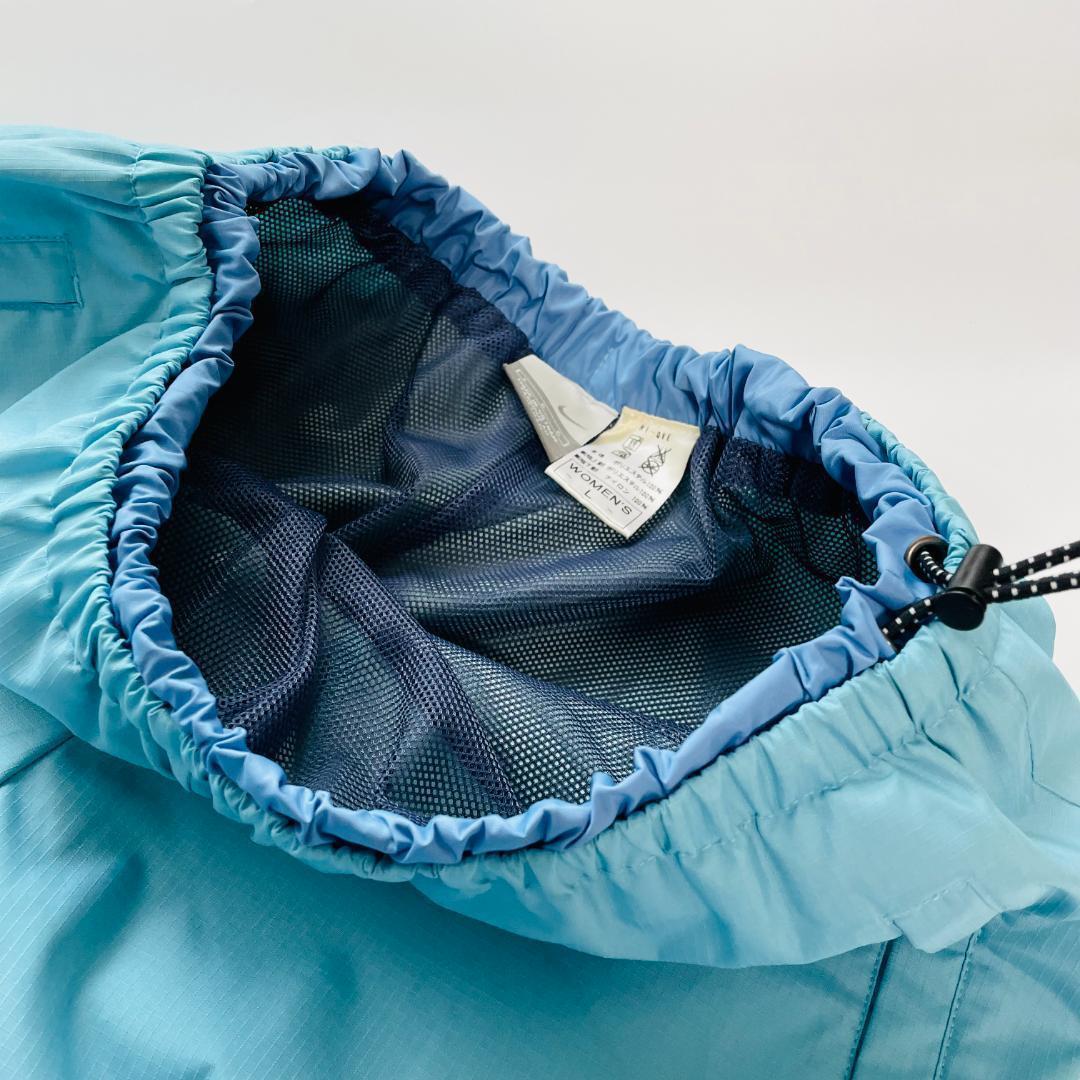 NIKE ナイキ ナイロンジャケット パンツ セットアップ L ターコイズブルー