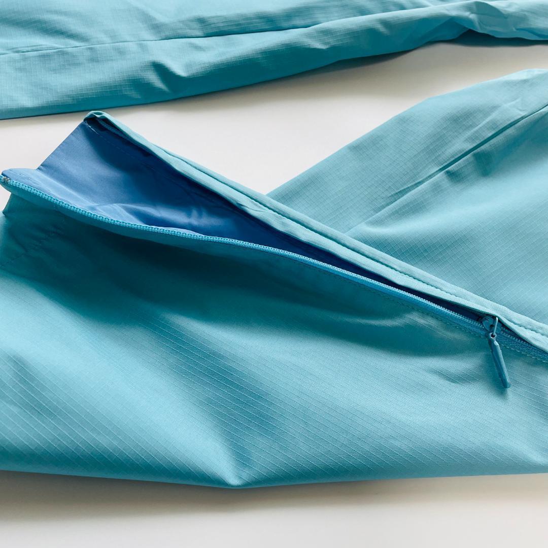 NIKE ナイキ ナイロンジャケット パンツ セットアップ L ターコイズブルー