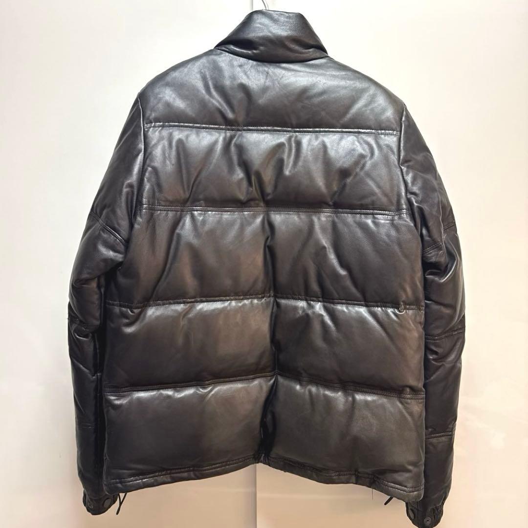 ブラックレーベル　羊革　ダウンジャケット　メンズL ブラック