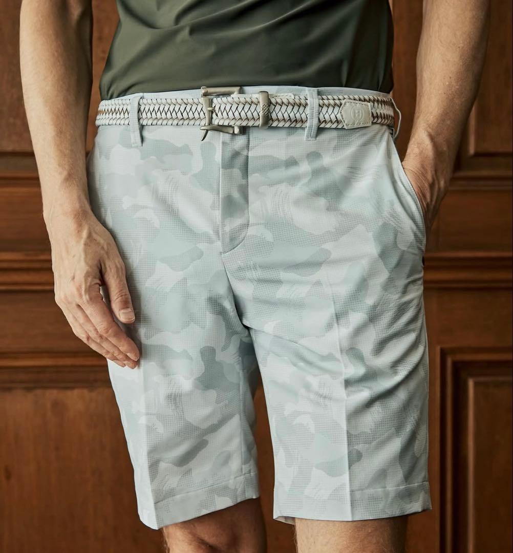 新品★27,500円 メンズS BRIEFINGゴルフ カモフラショートパンツ