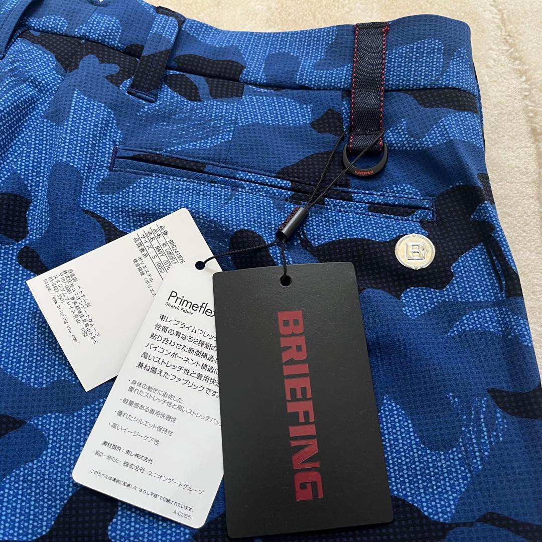 新品★27,500円 メンズS BRIEFINGゴルフ カモフラショートパンツ