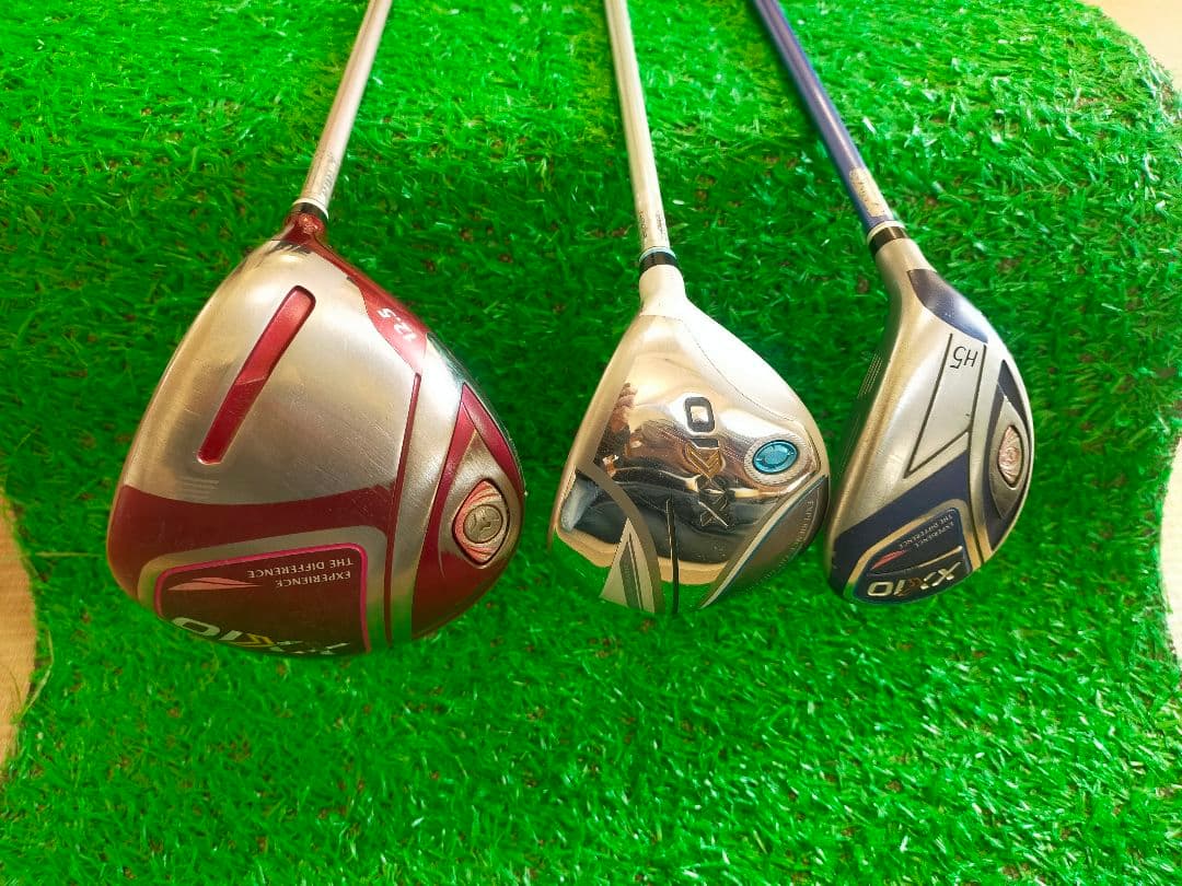 美品⭐️ゼクシオ12⭐️レディース 3本ドライバーフェアウェイウッドハイブリッド