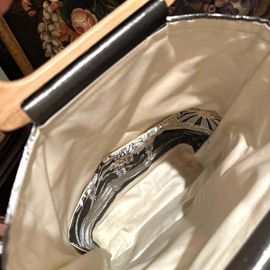 帯リメイク　和装バッグ　着物バッグ　正絹　手作り