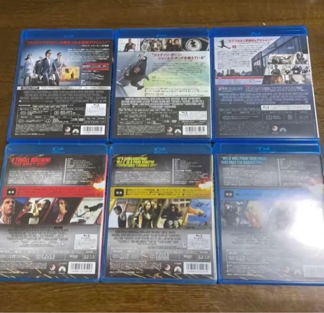 ブルーレイセット。ミッション、インポッシブルシリーズ吹き替えあり。