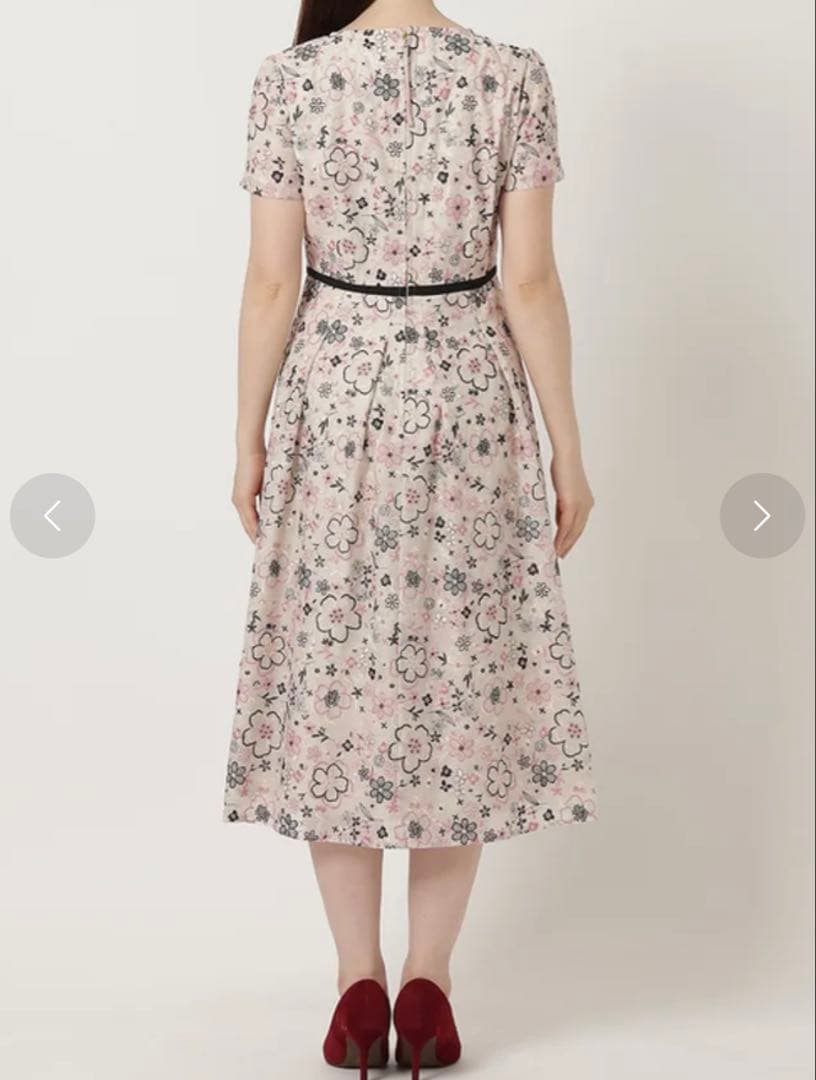 美品Rose Tiaraローズティアラ　オーガンジー刺繍ワンピース　入学式　42