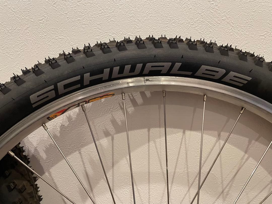 OLD MTB 26インチホイール タイヤ付 ZAC19 SCHWALBE
