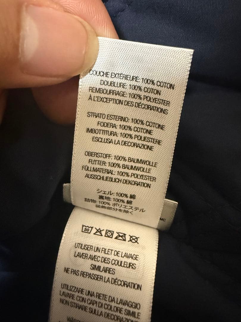 HJR Trompe L’oeil フード付きジャケット Lサイズ グレー