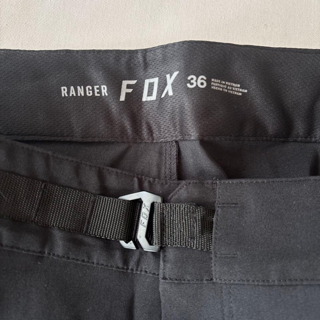 z891新品FOXレンジャーショーツ MTBショートパンツ36インチ 黒XL