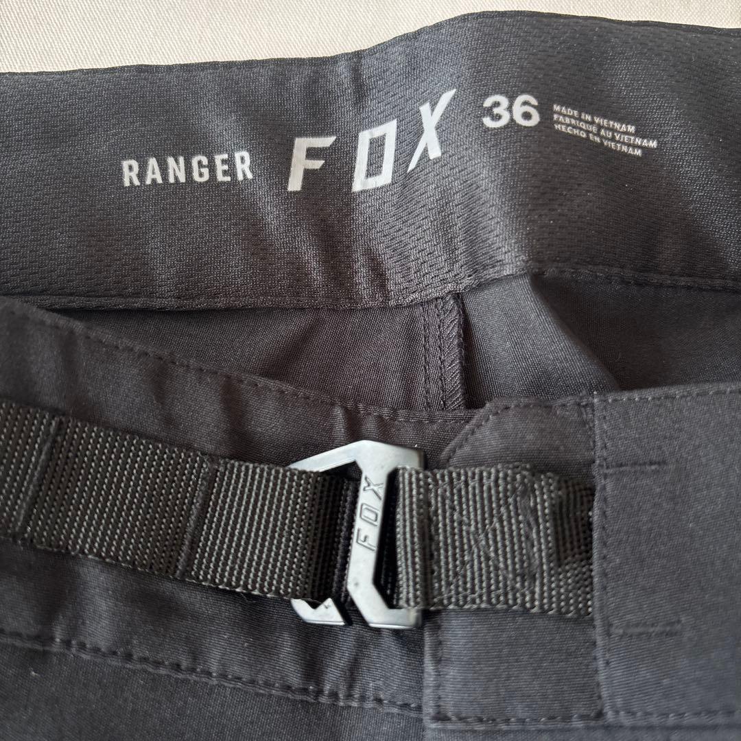 z891新品FOXレンジャーショーツ MTBショートパンツ36インチ 黒XL
