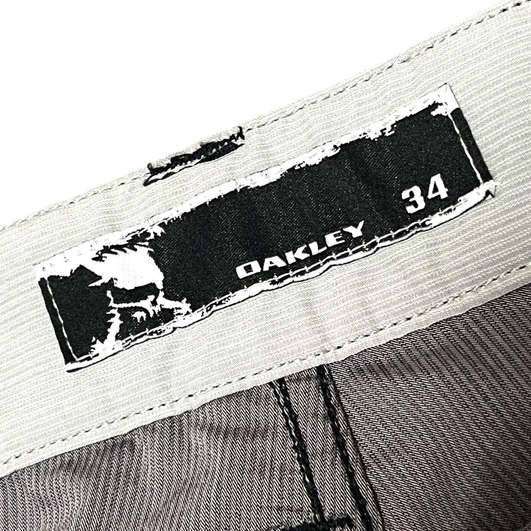【完売品】【34】OAKLEY スカル ドクロ ストレッチパンツ メンズ