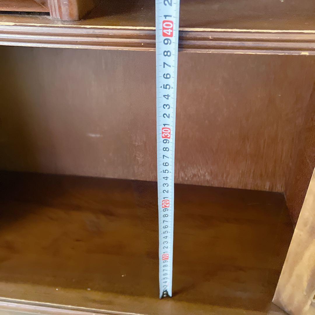 アンティーク調　キャビネット　電話台FAX台　サイドキャビネット　サイドチェスト