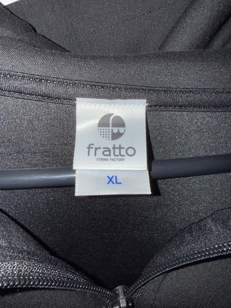frattoオリジナル　ダンボールニットパーカー　BK