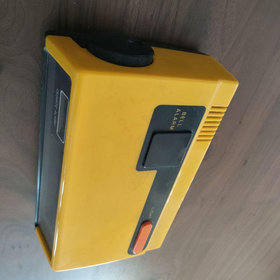 Citizen デジタル置時計 イエロー