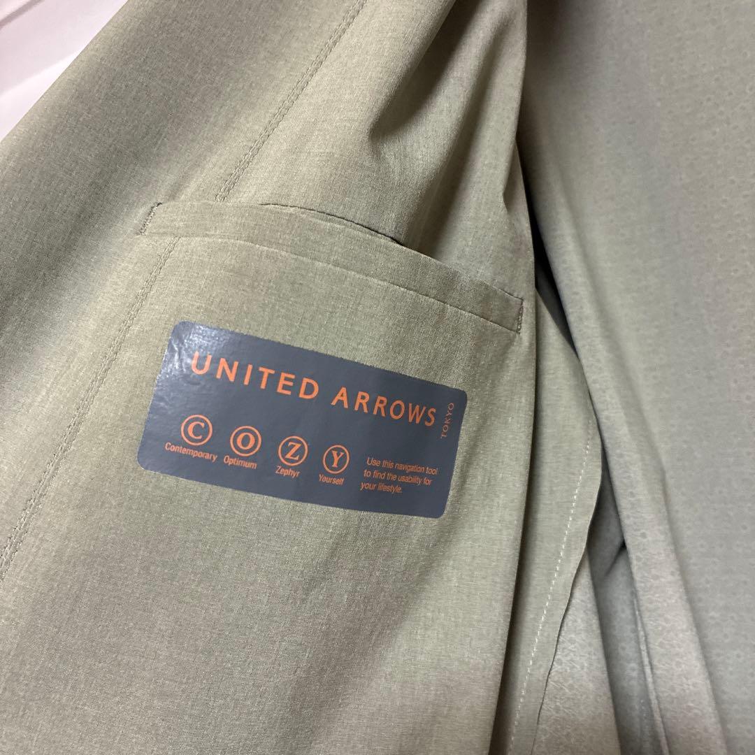 ユナイテッドアローズ スーツ ストレッチ セットアップ ウォッシャブル カーキ