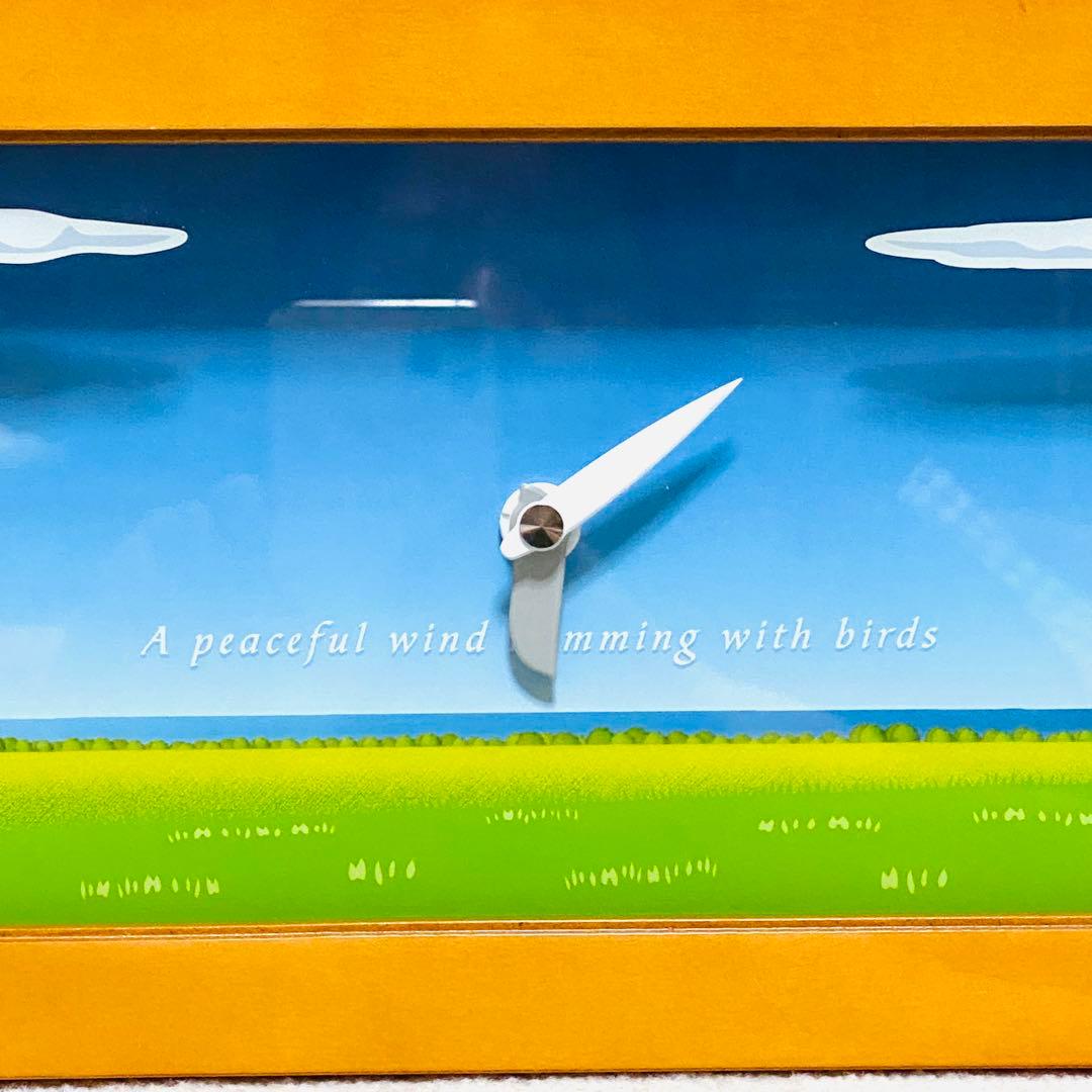 F*D様 【訳あり】癒しのメロディ掛時計 MADEMOI 風車と鳥のさえずり音付