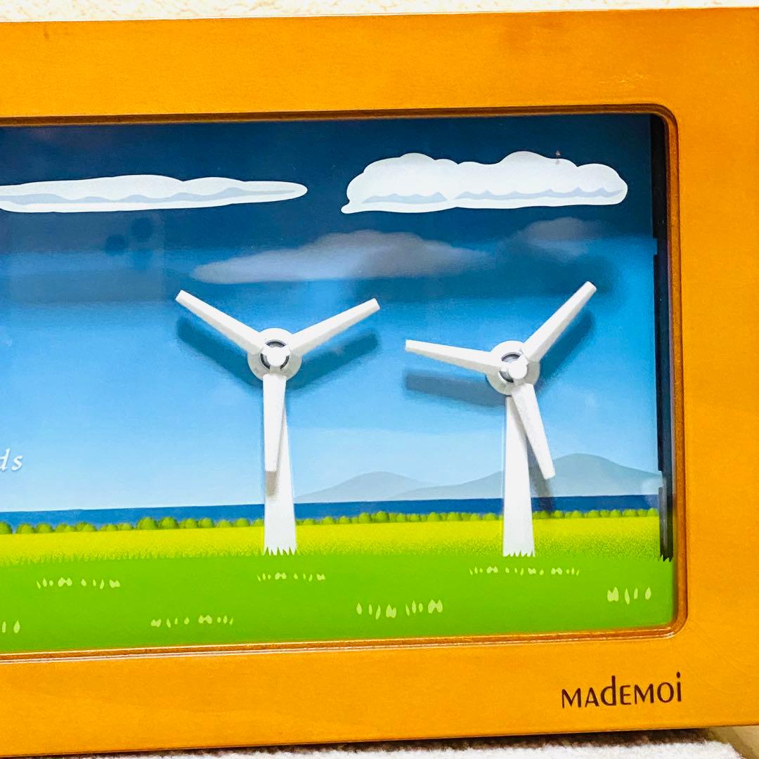 F*D様 【訳あり】癒しのメロディ掛時計 MADEMOI 風車と鳥のさえずり音付