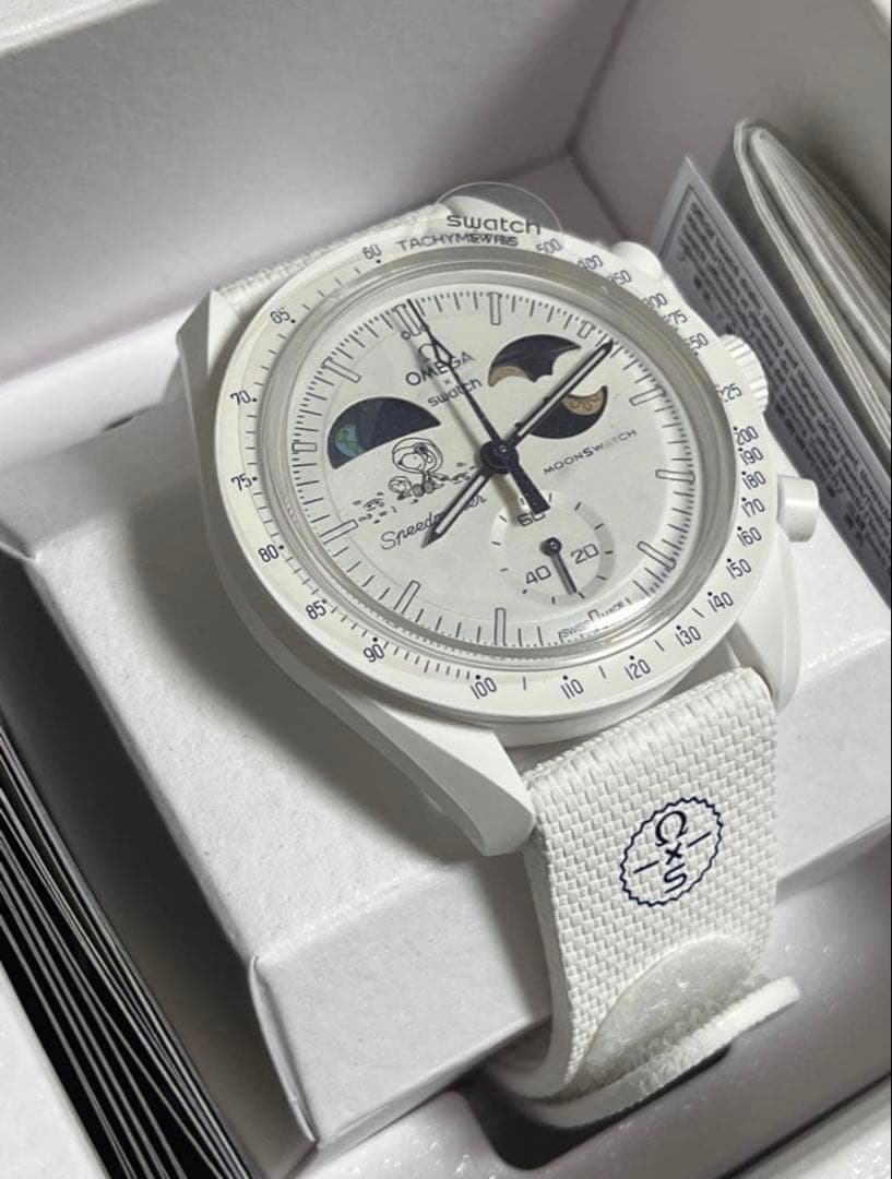 Swatch OMEGA Snoopy スウォッチ スヌーピー オメガ Ｌサイズ