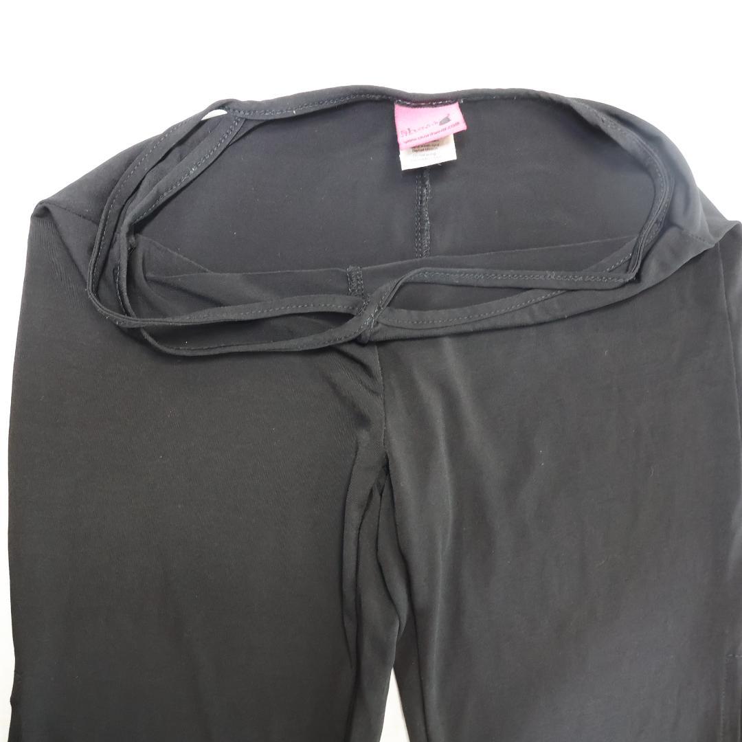 【ベリーダンス用衣装】ブラック sharif designs レッスン着 真っ黒