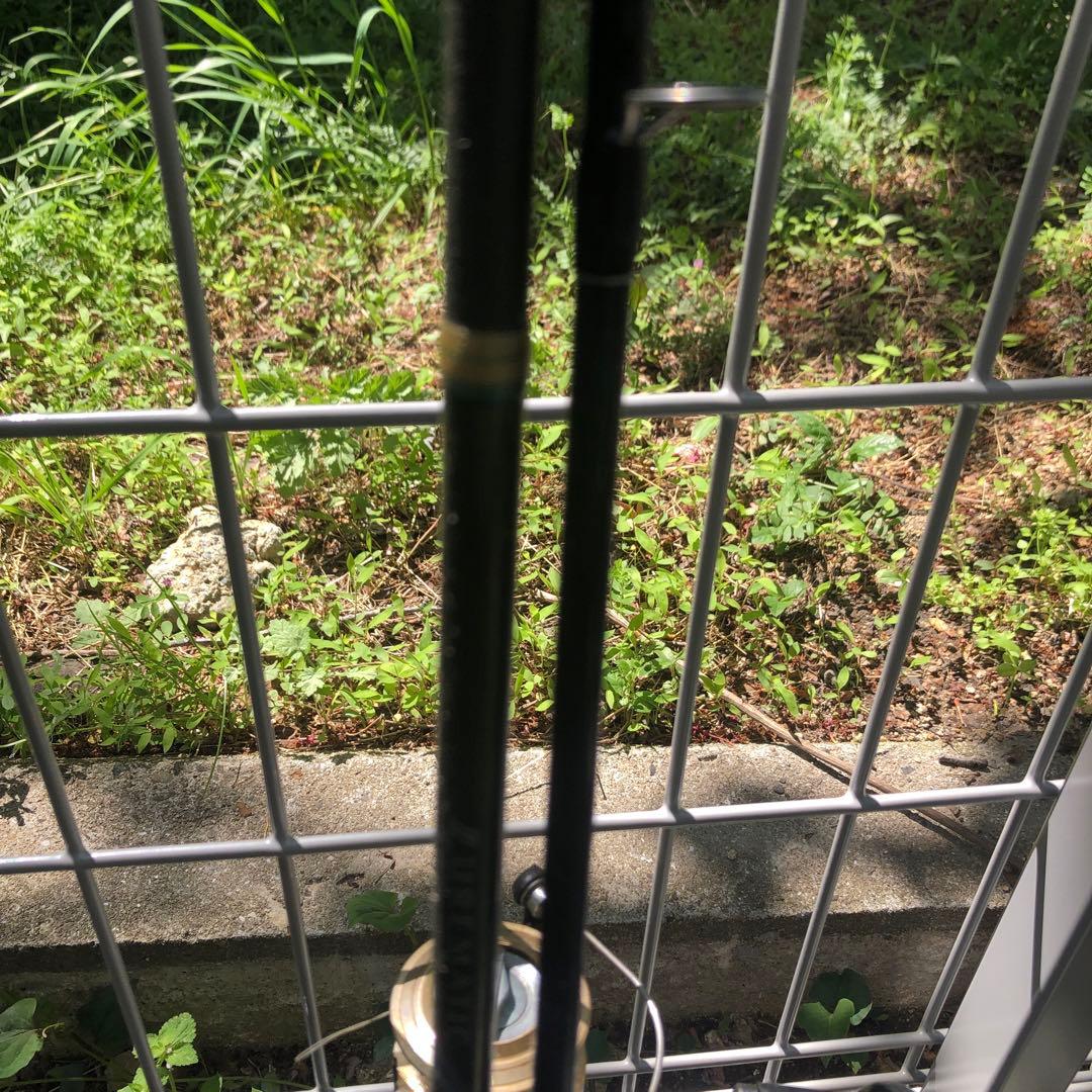 釣竿３点、竿入れ１点、網１点セット