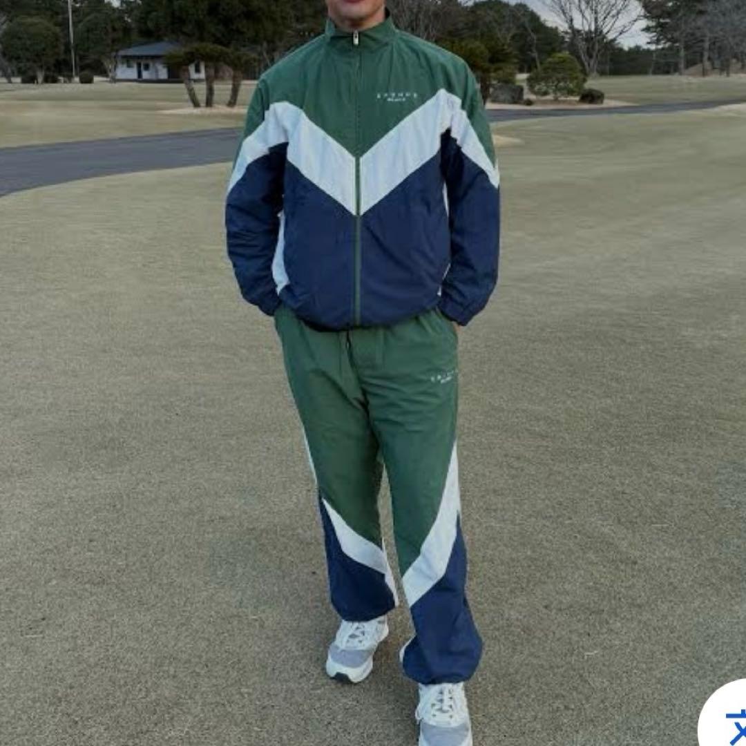 CRONOS 春夏ウインドブレーカー レインウェア セットアップ 上S下M