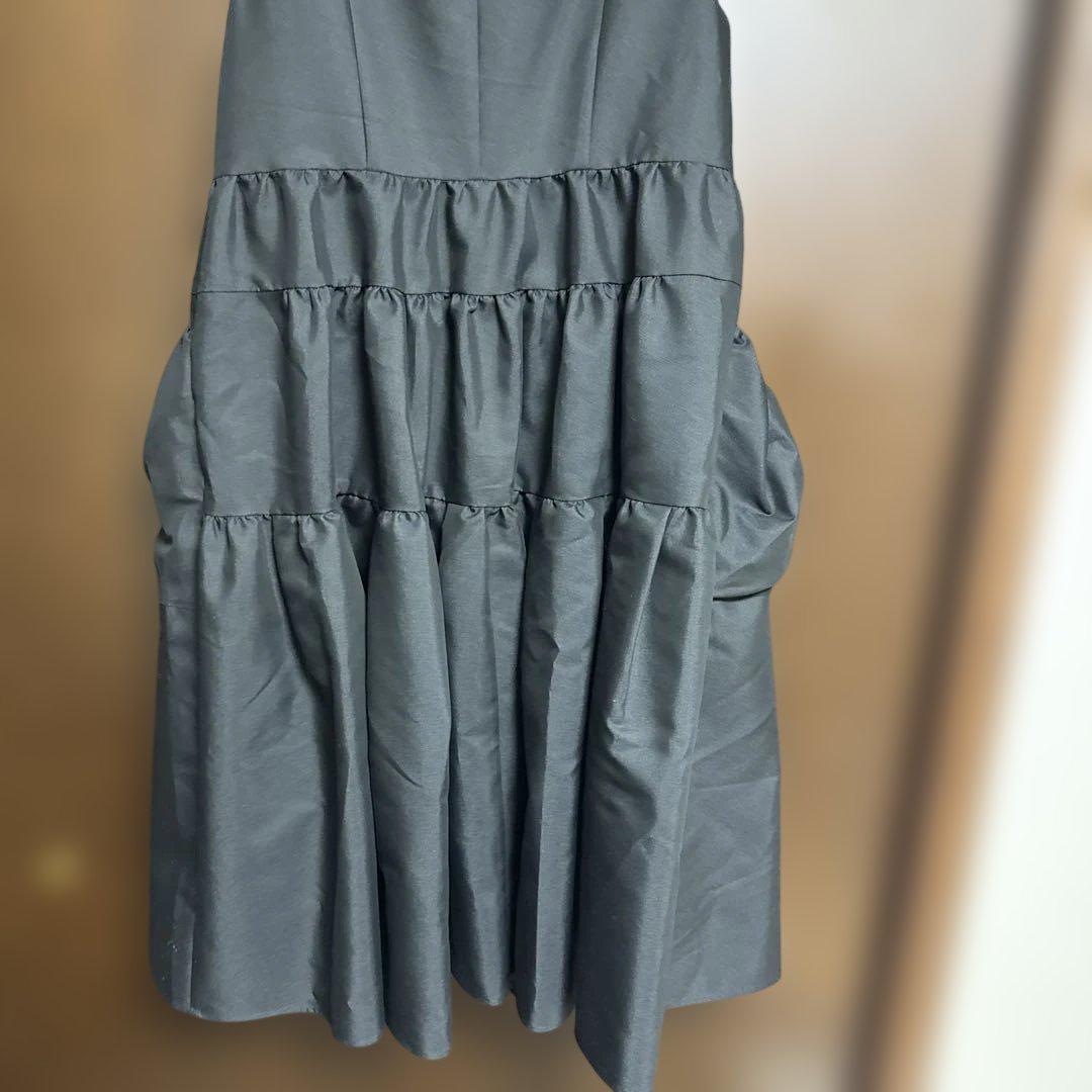 新品未使用SEVEN TEN ノースリーブ リボンティアードワンピース