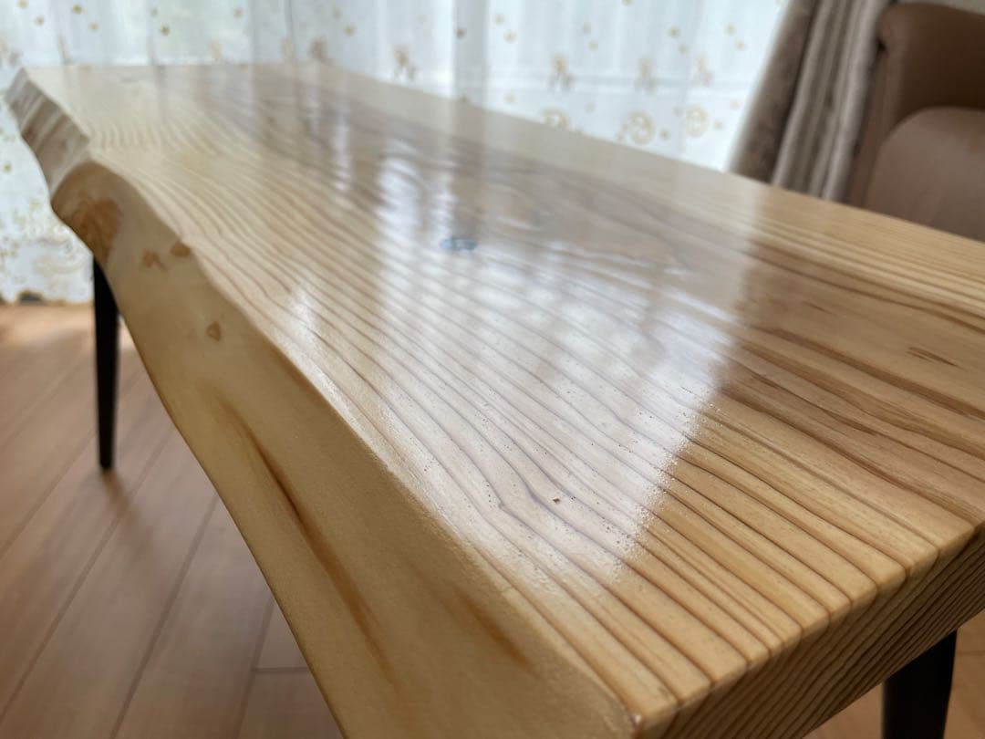 一枚板テーブル　新品未使用品　無垢　コーヒーテーブル