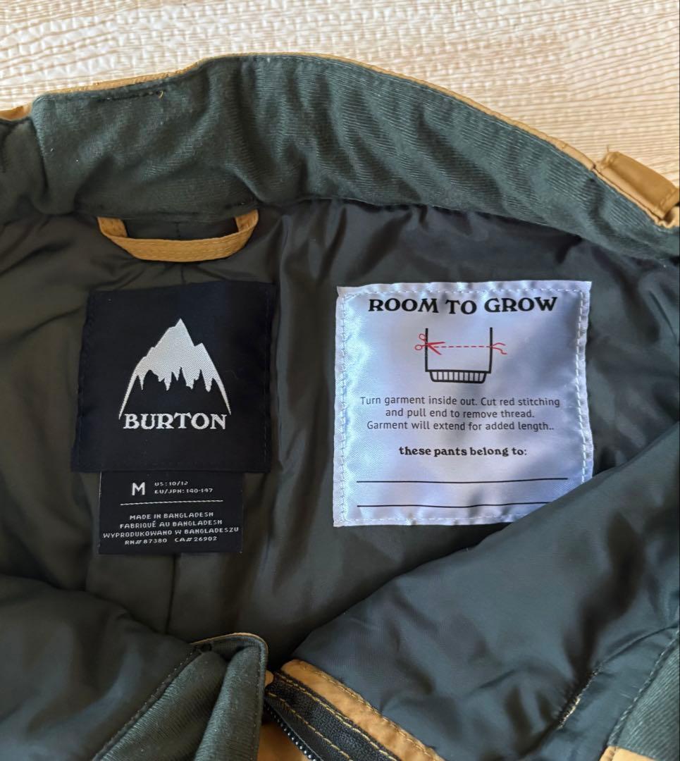 バートン スノーボードウェア上下セット キッズ Mサイズ