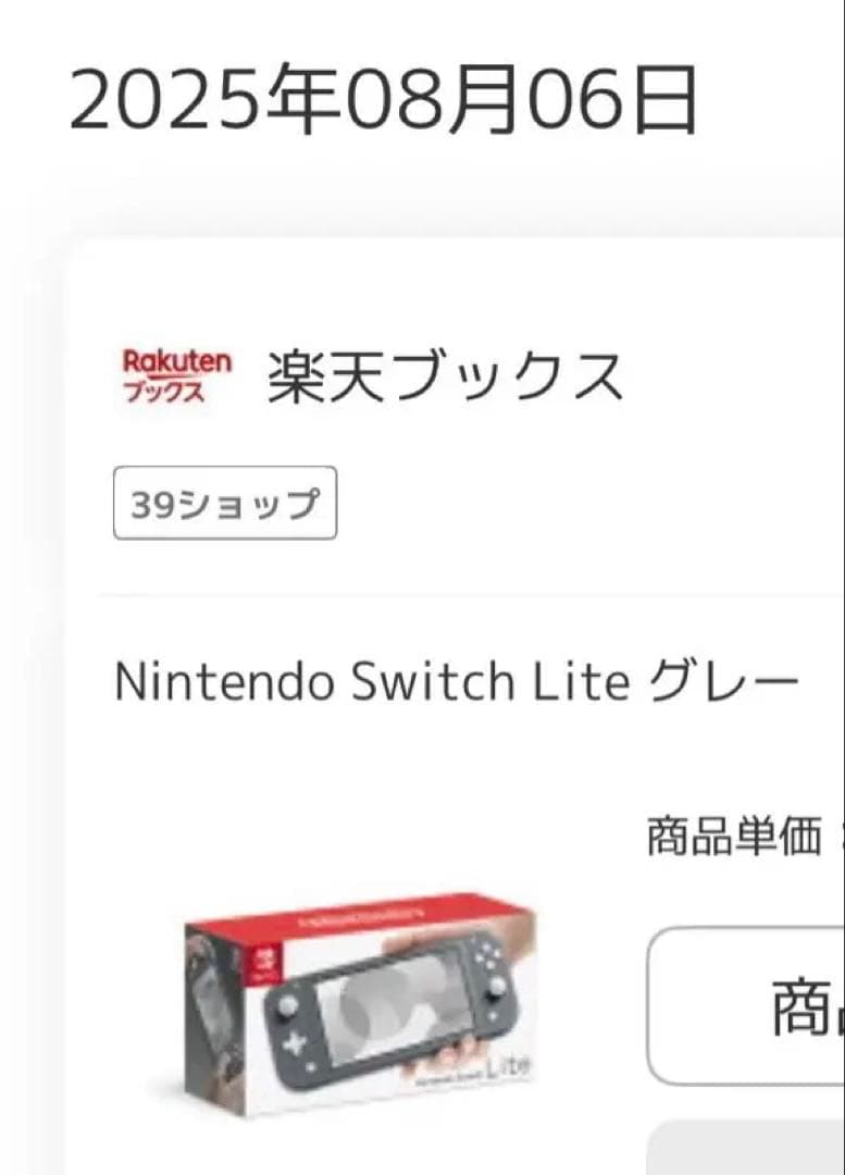 任天堂 SwitchLight グレー スイッチライト