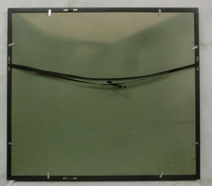 がんばりましょう山形県山寺(立石寺) 油彩 F10 額装(ガラス無)