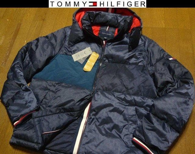 【大きい】2XL3XL日本サイズ位トミーヒルフィガー2WAYダウンジャケット同期