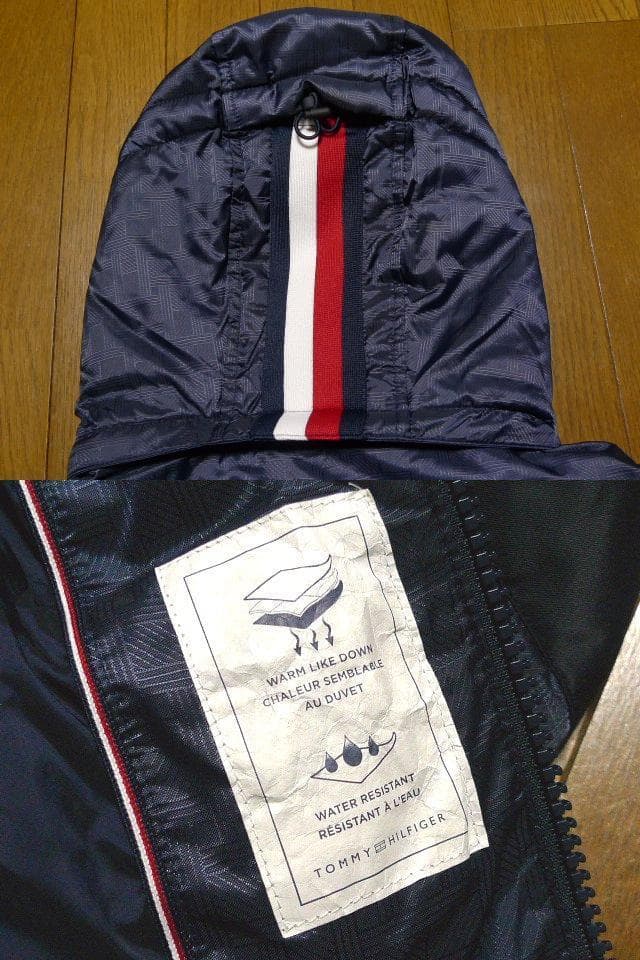 【大きい】2XL3XL日本サイズ位トミーヒルフィガー2WAYダウンジャケット同期