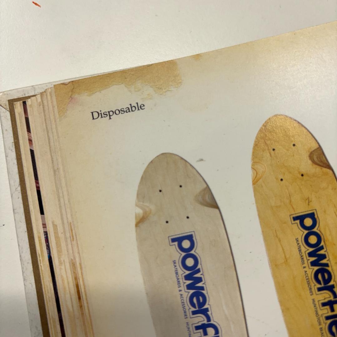 スケートボードアート写真集Disposable Skateboard Bible