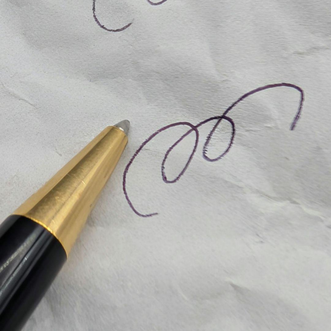 MONTBLANC ボールペン 黒×金 筆記可 小キズ有