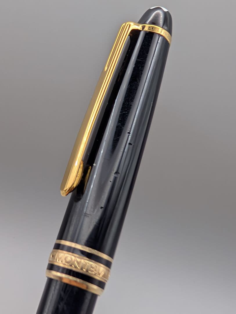 MONTBLANC ボールペン 黒×金 筆記可 小キズ有