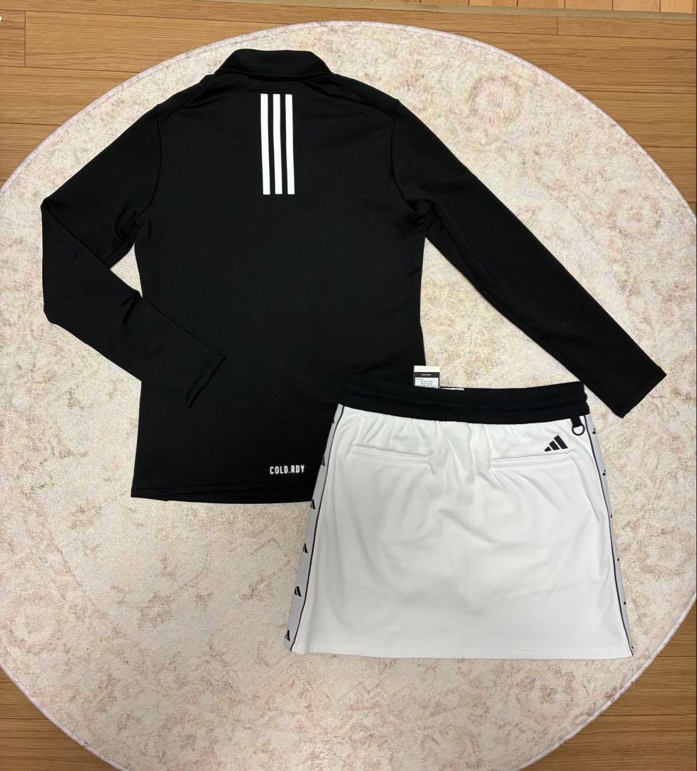 アディダス L ゴルフ セットアップ ストレッチ ポロシャツ ＆ スカート 新品