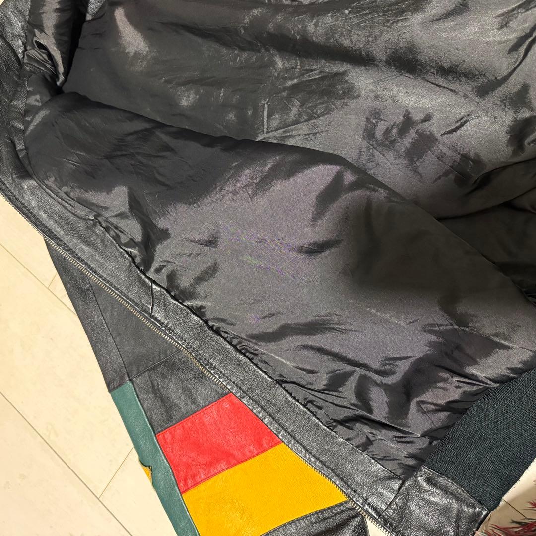 Tory Lanez着用 PHASE2 国旗レザージャケット XL