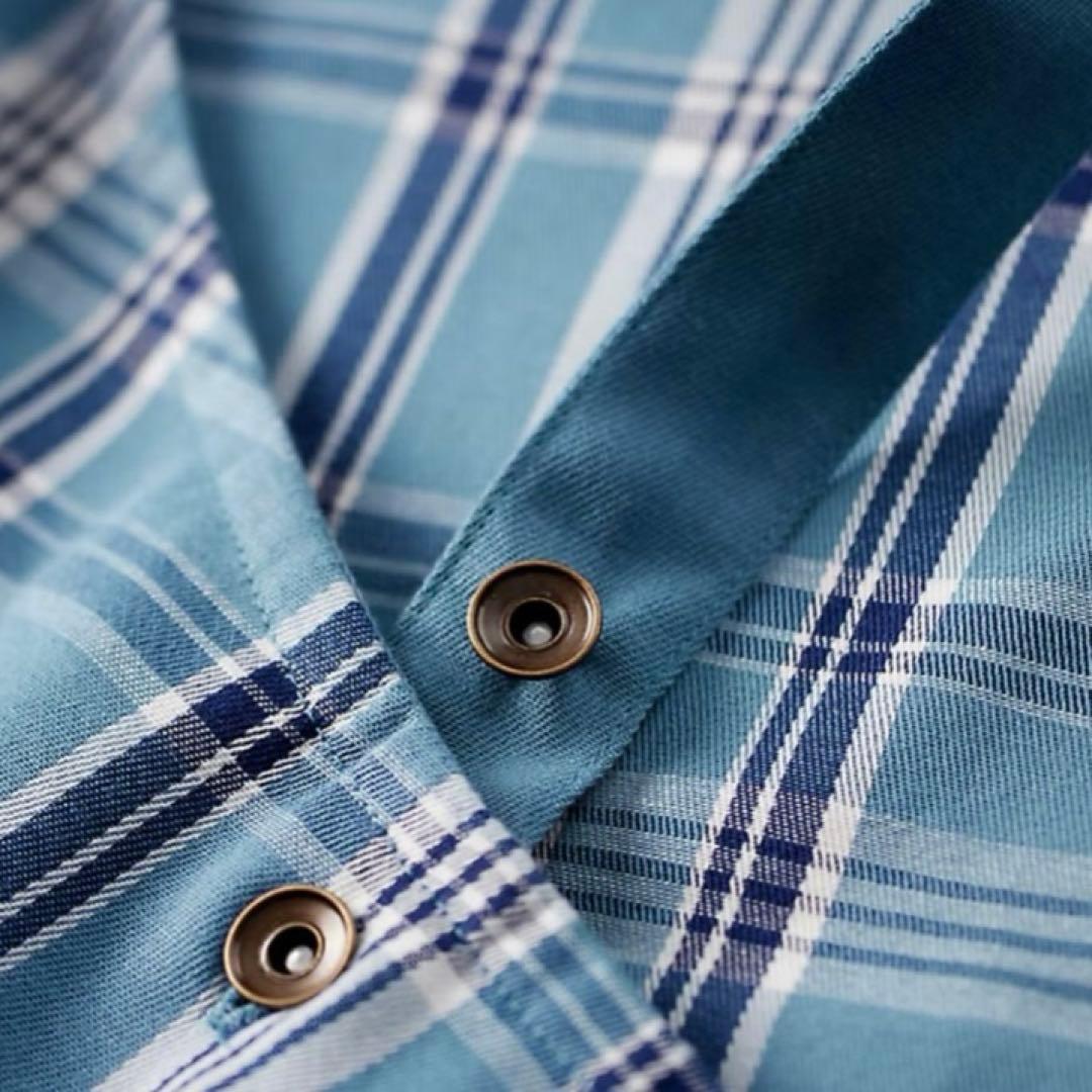 ポロ ラルフローレン コットン エプロン ブルー　チェック 新品タグ付き