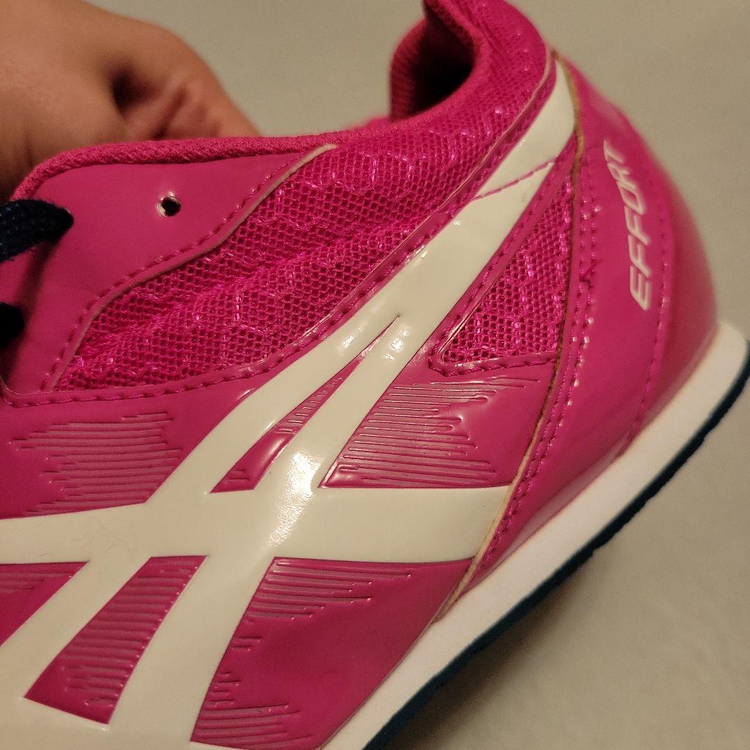asicsエフォート　 スパイクシューズ　ピンク29センチ