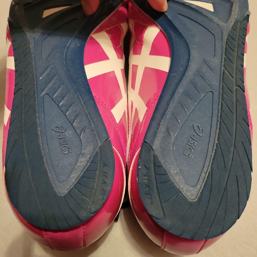 asicsエフォート　 スパイクシューズ　ピンク29センチ