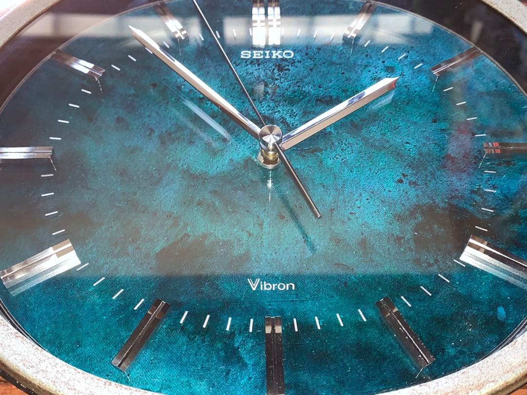 昭和レトロ　動作品　セイコー　SEIKO vibron 掛時計　スペースエイジ