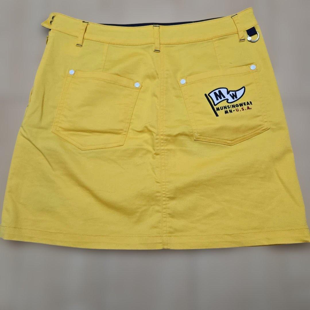 ゴルフウェア　Munsingwear イエロースカート
