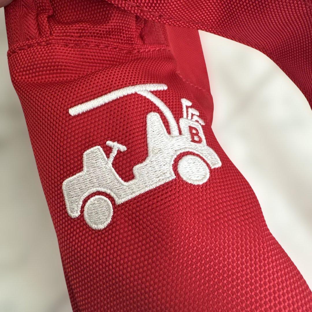 ビームスゴルフ クラブケース レッド 赤