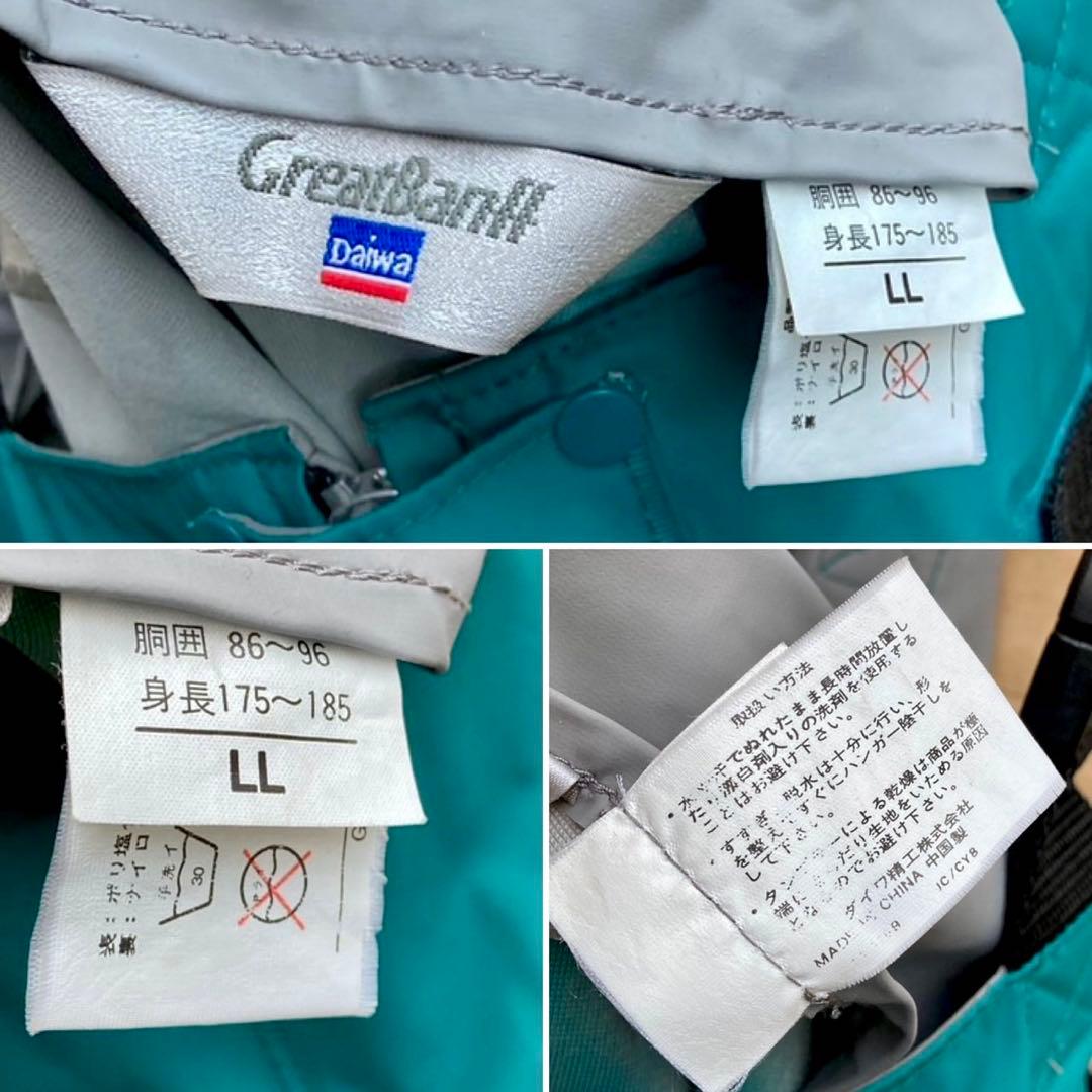 LL ダイワ レインスーツ フィッシングスーツ サロペット マリンスーツ
