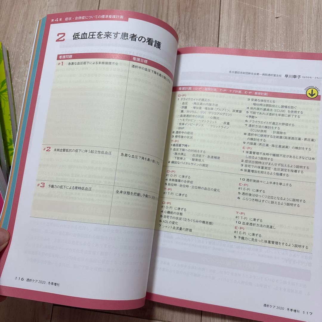 透析看護　参考書10冊セット　看護ノート　透析ケア　透析室