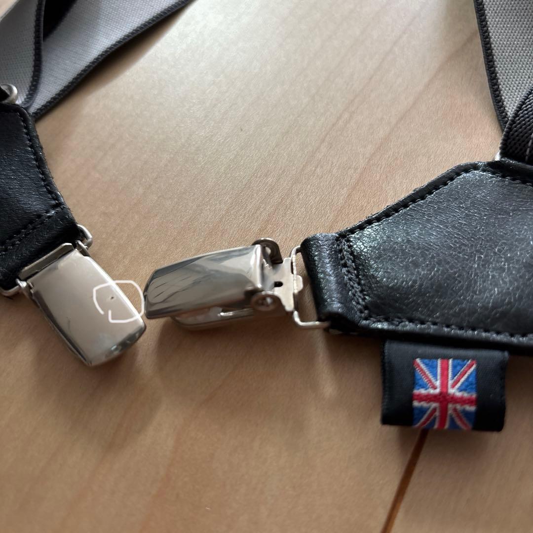 美品　BOSTON サスペンダー　イギリス製　made in England