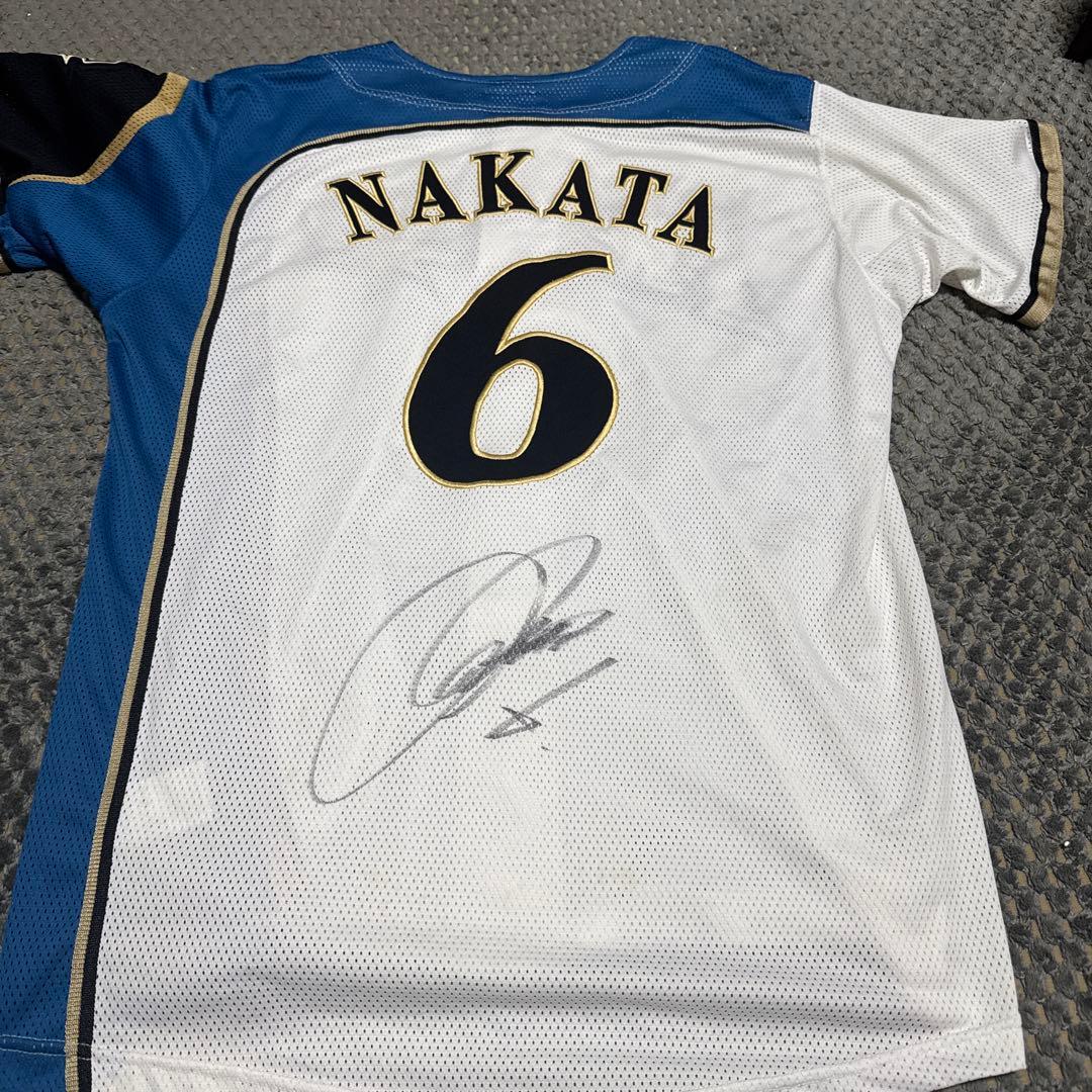FIGHTERS NAKATA 6 サイン入りユニフォーム