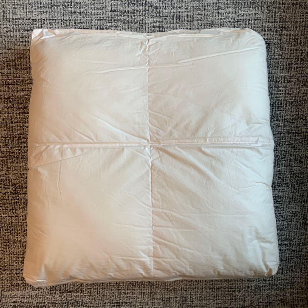 フクラ 黒 レザー クッション3個セット